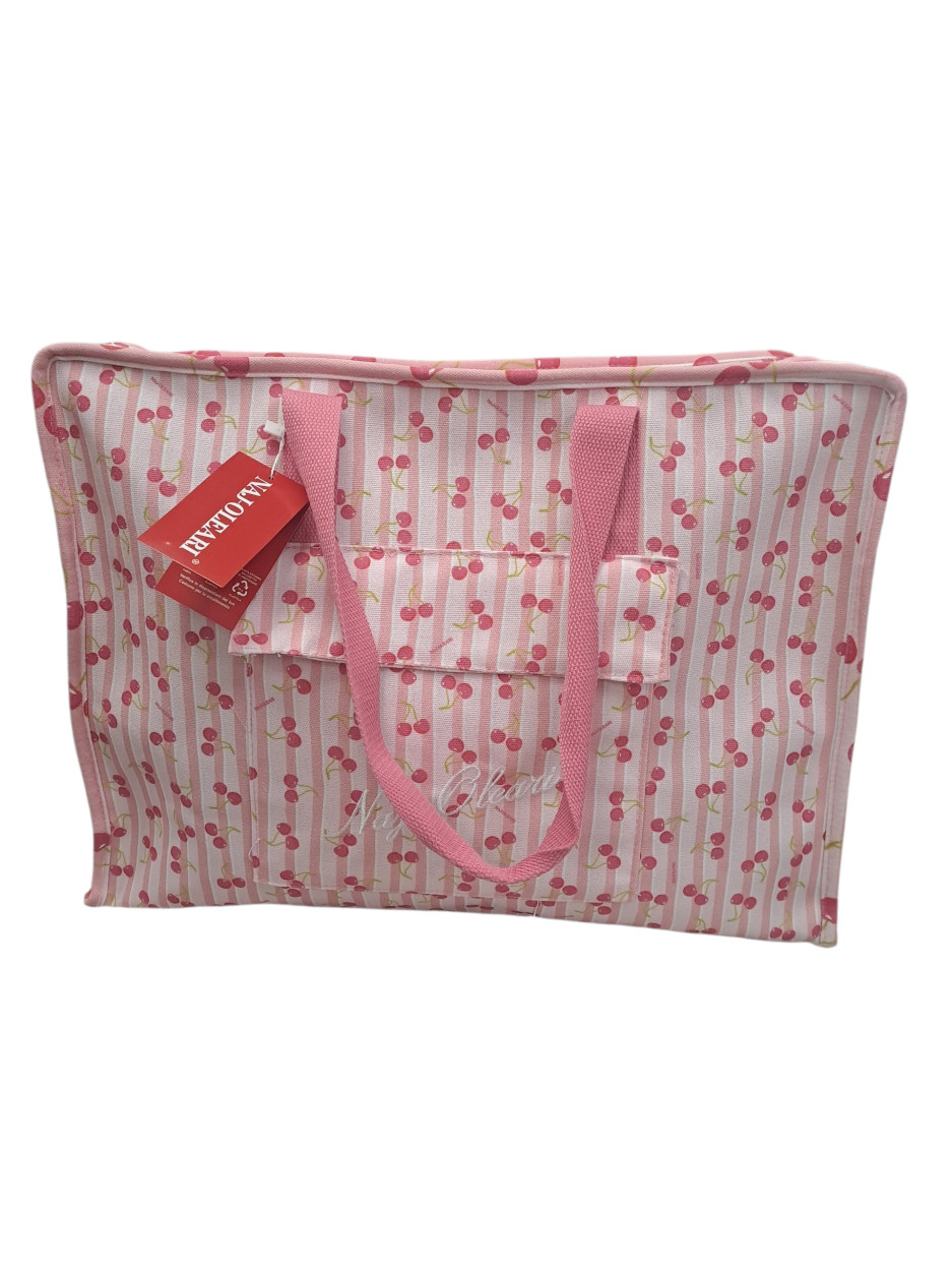 62000/PUF RO BORSA MARE ROSA-CILIEGIA 41233