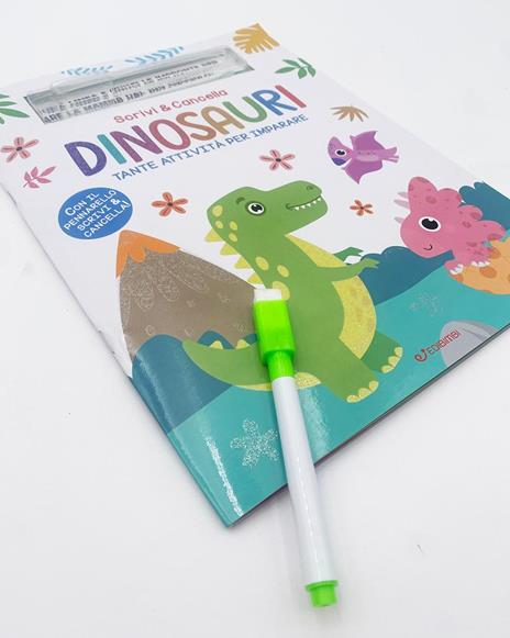 SCRIVI & CANCELLA DINOSAURI 646000 41417