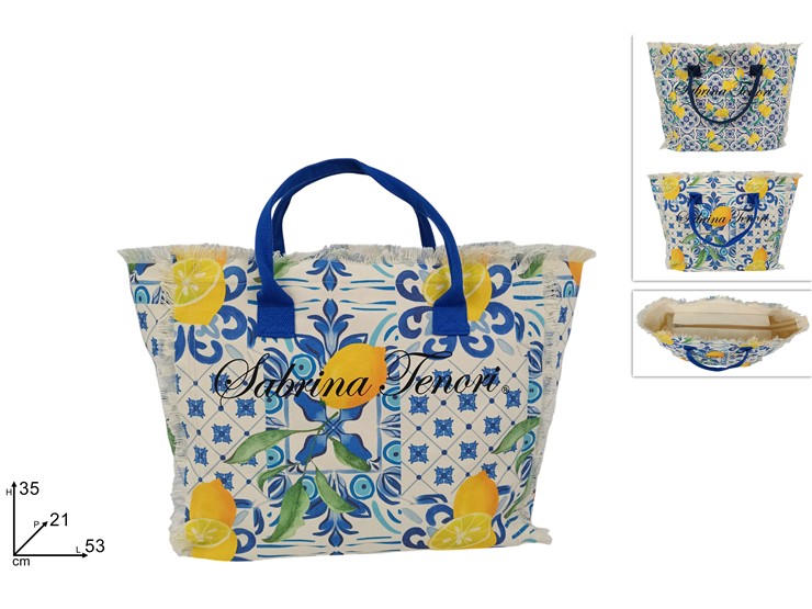 BORSA MARE LUX FANTASIA LIMONI ST 697795 40842