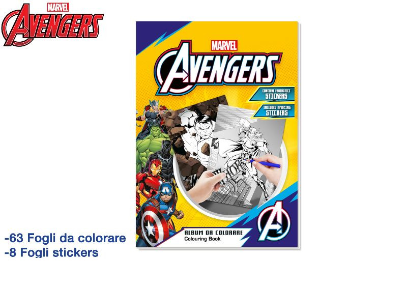 ALBUM DA COLORARE 71FG+STICK 31X23 A.36 308559 40971