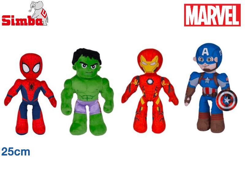 PERSONAGGI PELUCHE 25cm SNODABILE AVENGER 009736 40971