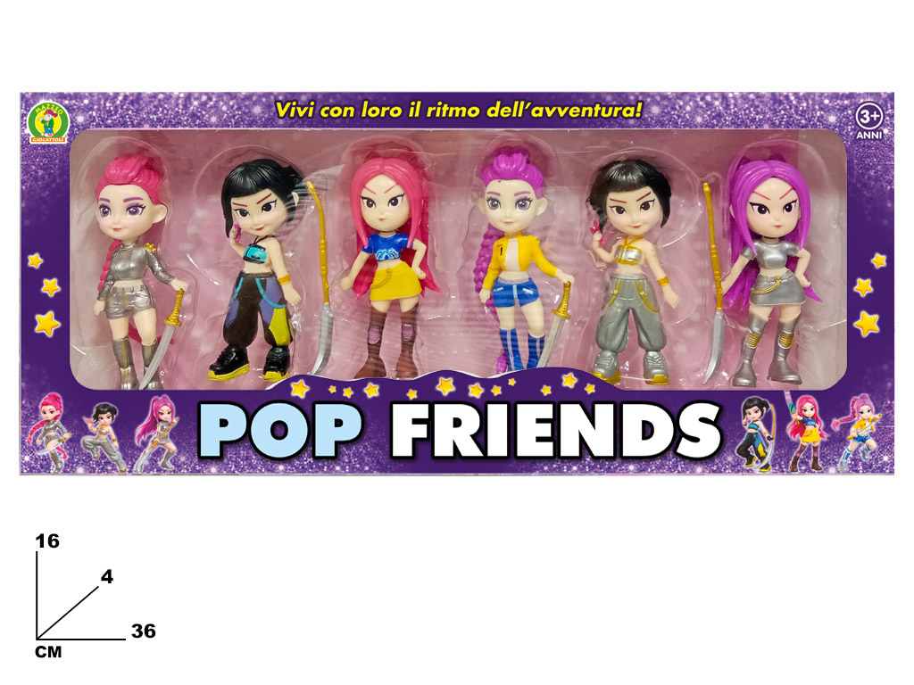 POP FRIENDS 6 PERSONAGGI 191095 41272