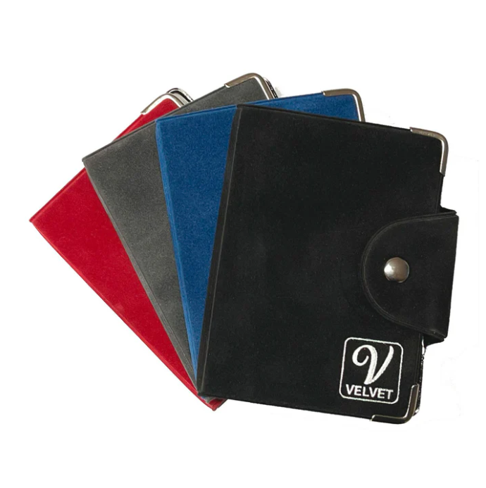 TWENTY CARDS GLITTER PORTACARD 20 SPAZI CON BOTTONE 1021GL 41291