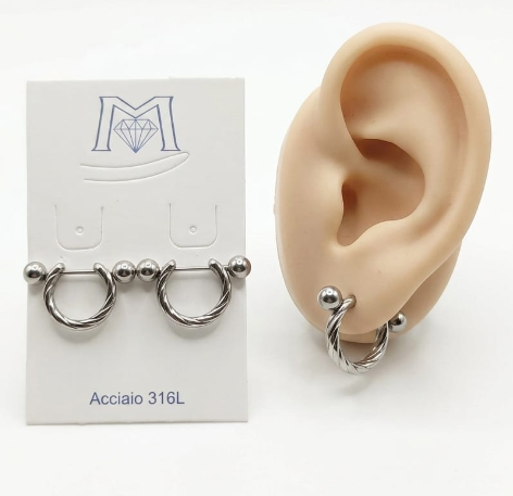 ORA4921 ORECCH CERCHI SFERE 52533