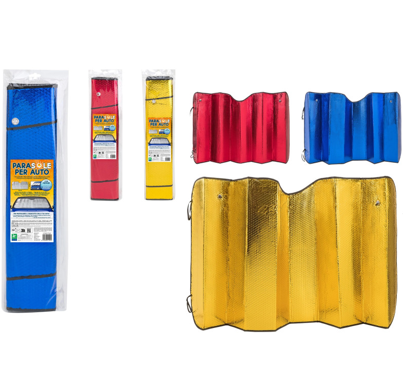 PARASOLE PER AUTO 145x70cm CON VENTOSE 411994 41185
