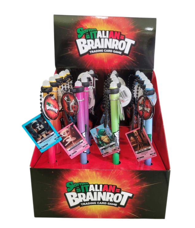 PENNA GEL CANC. CON PENDENTE SK IT.BRAINROT 75829 41349