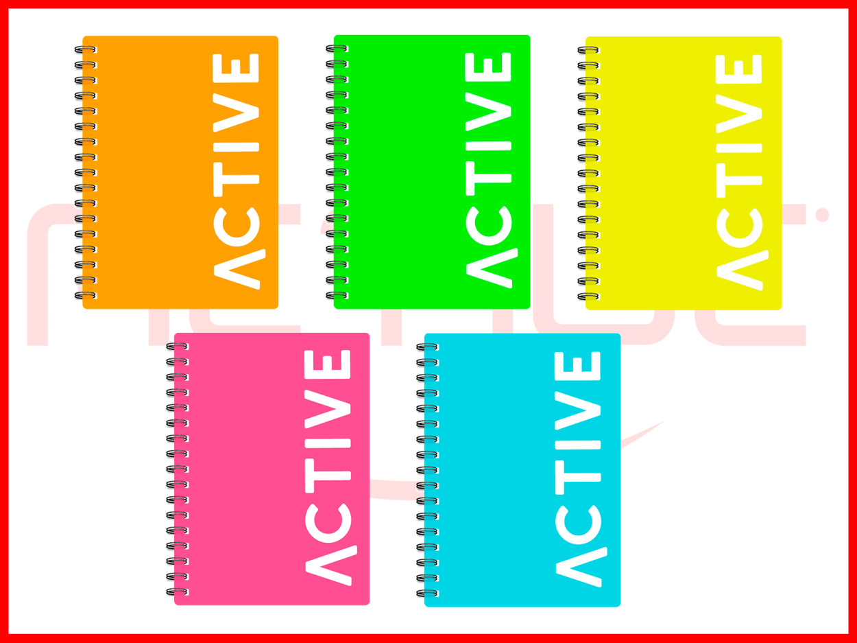 7221FLUO MAXI SPIR.ACT. RIGATURA 1R FLUO 9632 41336