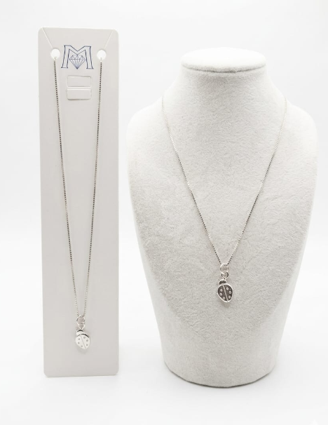 ARPD11035 PENDENTE GOCCINELLA + COLLANA 40cm 52533
