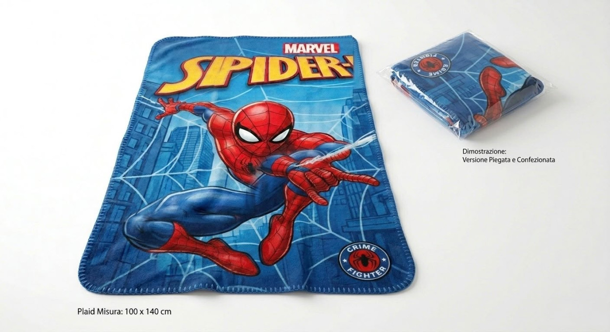 SPI36-5640 SPIDERMAN BLANKET POLAR FLEECE 100x140cm 55354