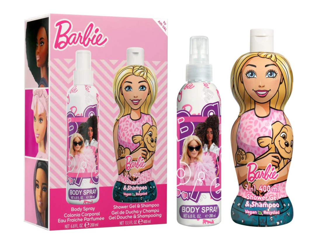 AIR VAL 9478 SET BARBIE (W) BODY SPRAY 200ml è SG +400ml 1D 094786 55865