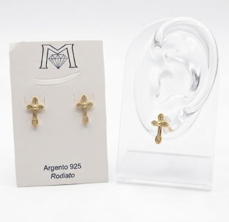 OR1750D OR CROCE ZIRC DORATA 52533