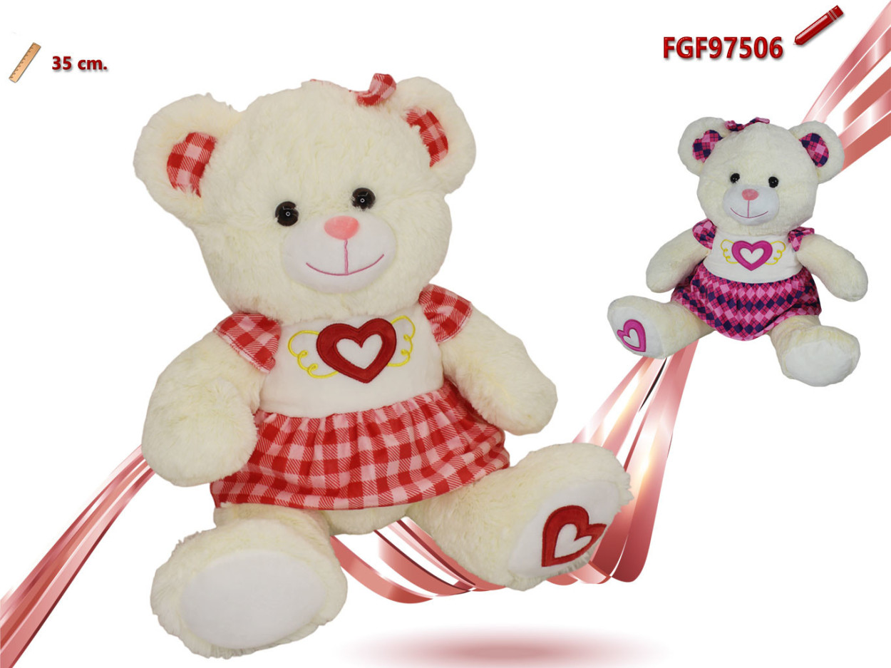 ORSO PELUCHE CON VESTITO 497506 52548