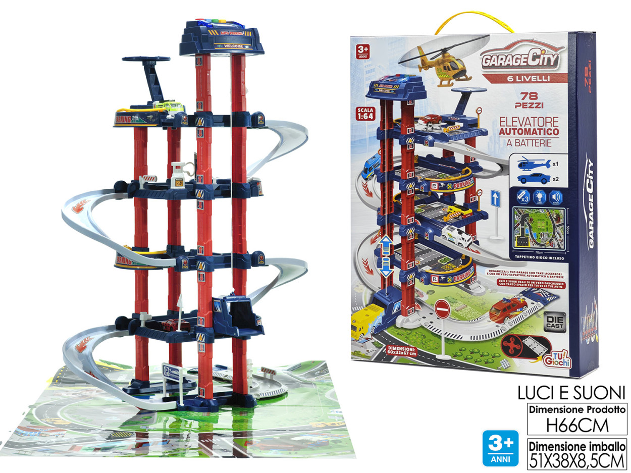 GARAGE CITY 6 LIVELLI 78pz 122704 40619