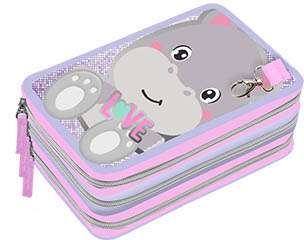 ASTUCCIO 3 ZIP PLAYTOY CUTE 1004P5374 41336