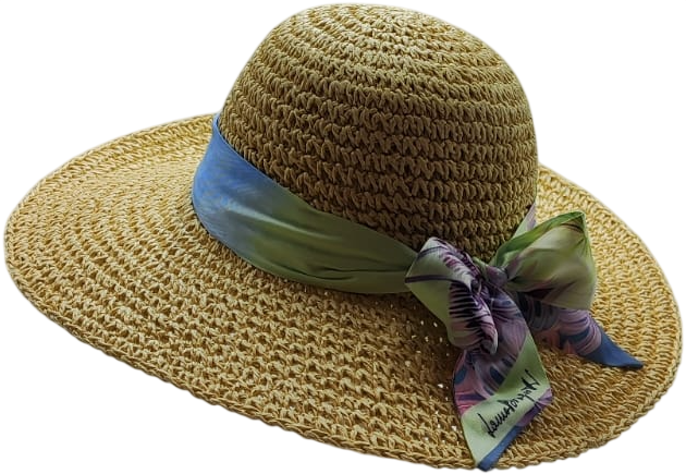 LB26S808-03 CAPPELLO CAMPANA MORBIDO CON NASTRO BEIGE 55392