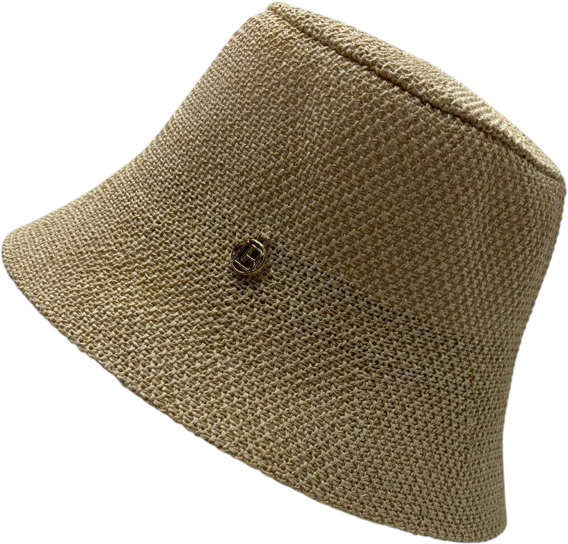 LB26S802-03 CAPPELLO BUCKET SIMIL PAGLIA BEIGE 55392