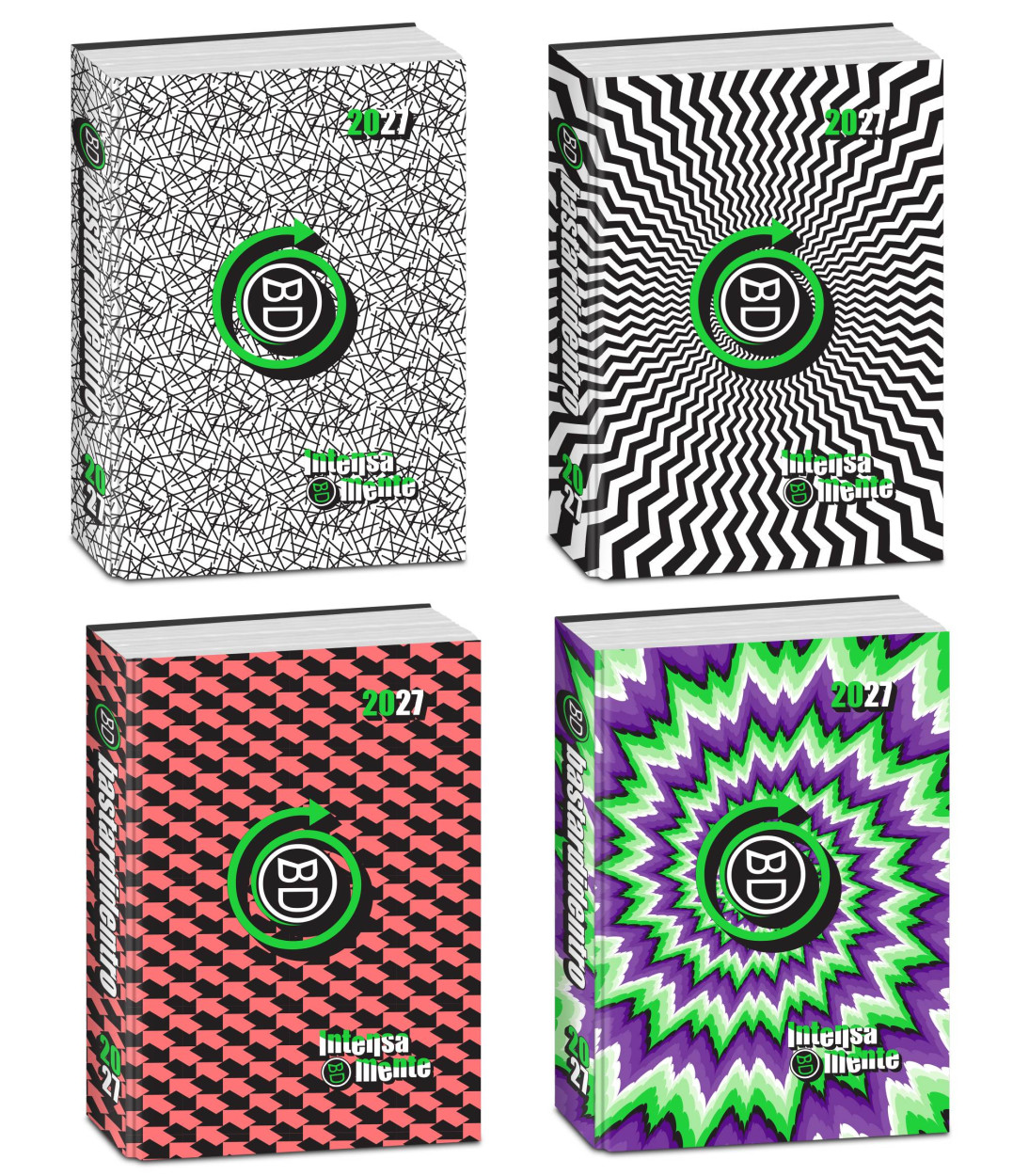 DIARIO POCKET 16M OPTICAL BASTARDIDENTRO AGENDA INTENSAMENTE 508402607 41434