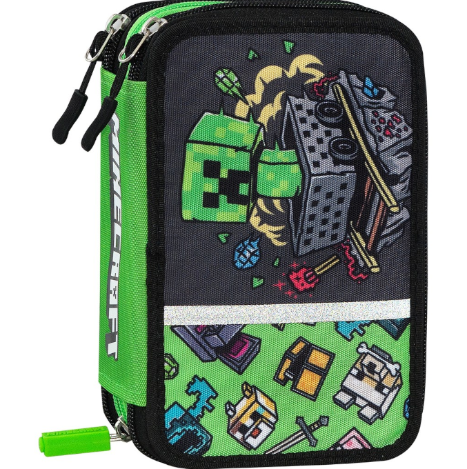 ASTUCCIO CORREDO 3 ZIP MASCOTS MINECRAFT 75964 41349