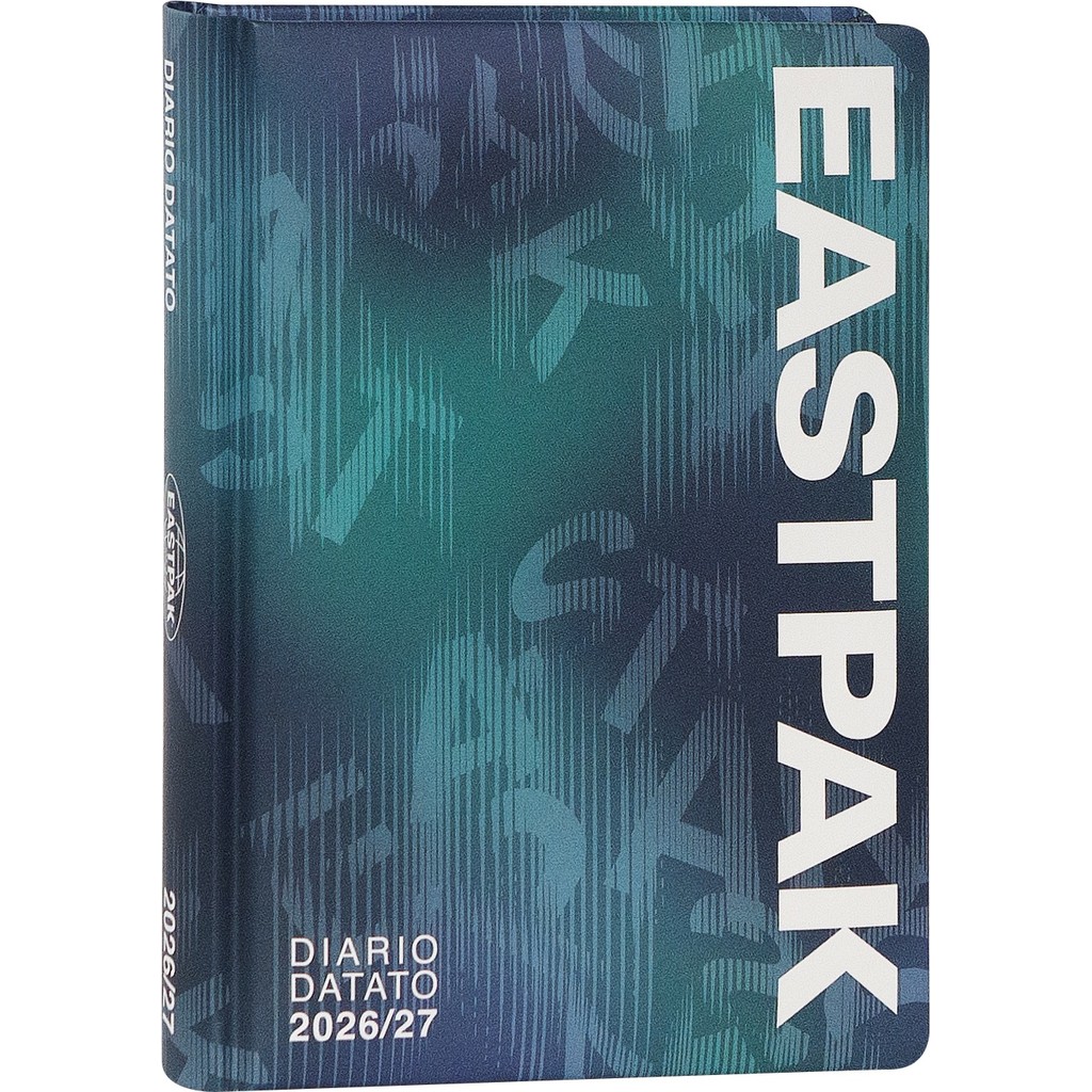 DIARIO DATATO 13M MEDIUM EASTPAK LETTERDYE BLUE 76482LB 41349