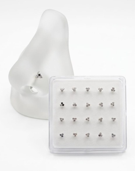 OR4760 DA NASO 3 ZIRC. TONDI MM. 1,2 ARG.925 41235