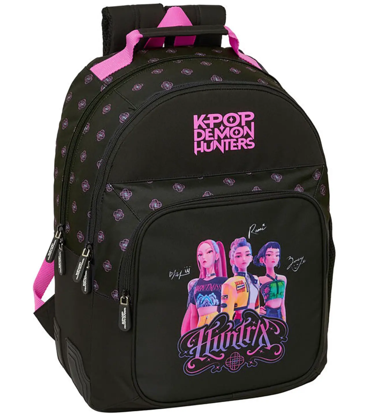 DOUBLE BACKPACK K-POP DEMON HUNTERS 32x15x42cm 642675773 41177