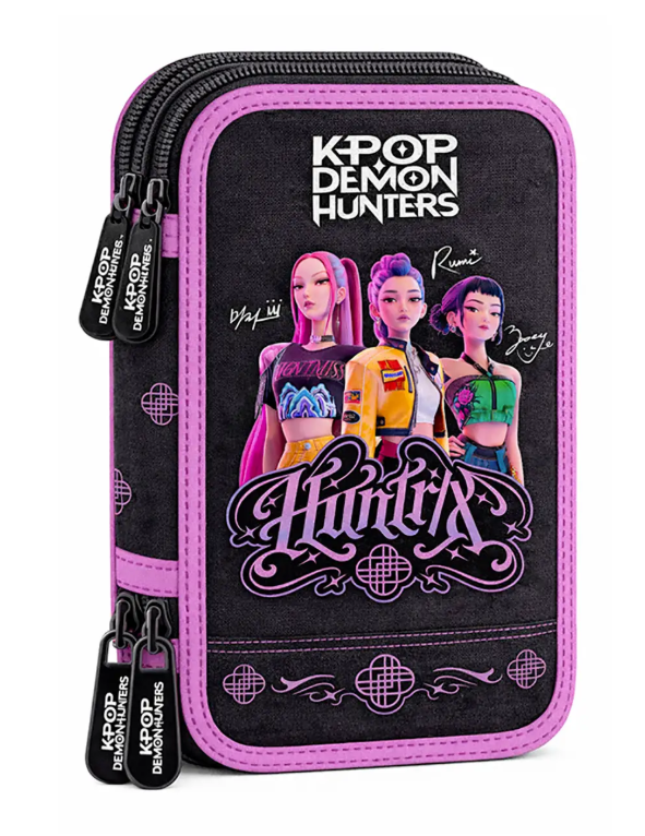 TRIPLE FILLED PENCIL CASE 37 PCS K-POP DEMON HUNTERS 442675857 41177