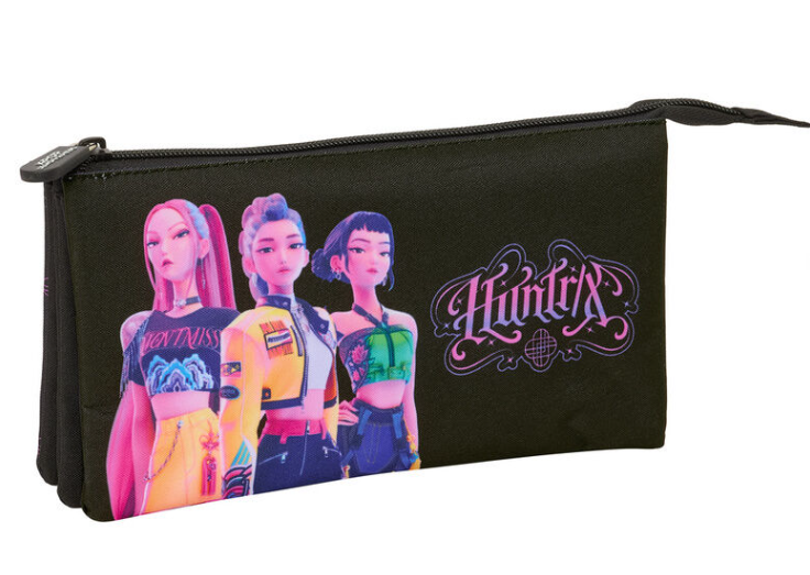 TRIPLE PENCIL CASE K-POP DEMON HUNTERS 22x12x3cm 842675744 41177