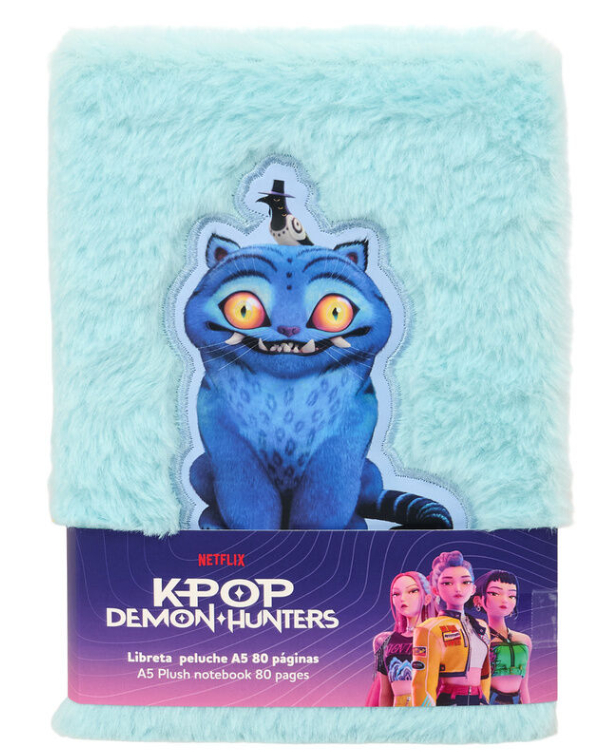 FLUFFY NOTEBOOK K-POP DEMON HUNTERS 21x14,80cm 5426601007 41177