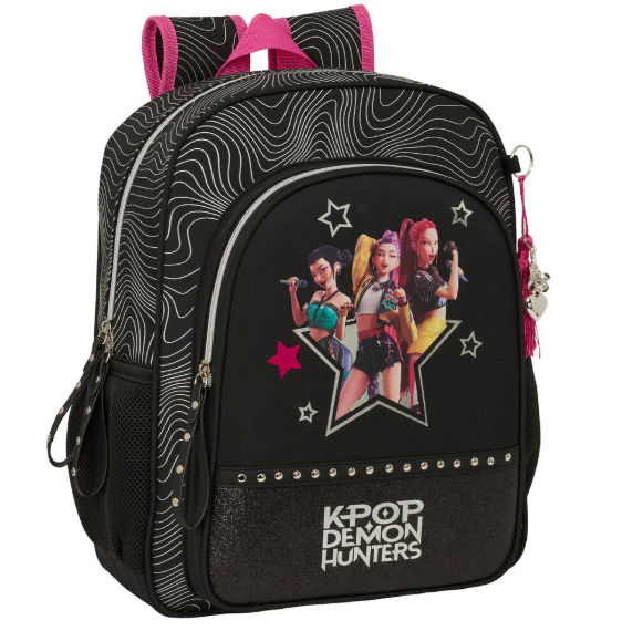 JUNIOR BACKPACK K-POP DEMON HUNTERS 32x12x38cm 642668640 41177