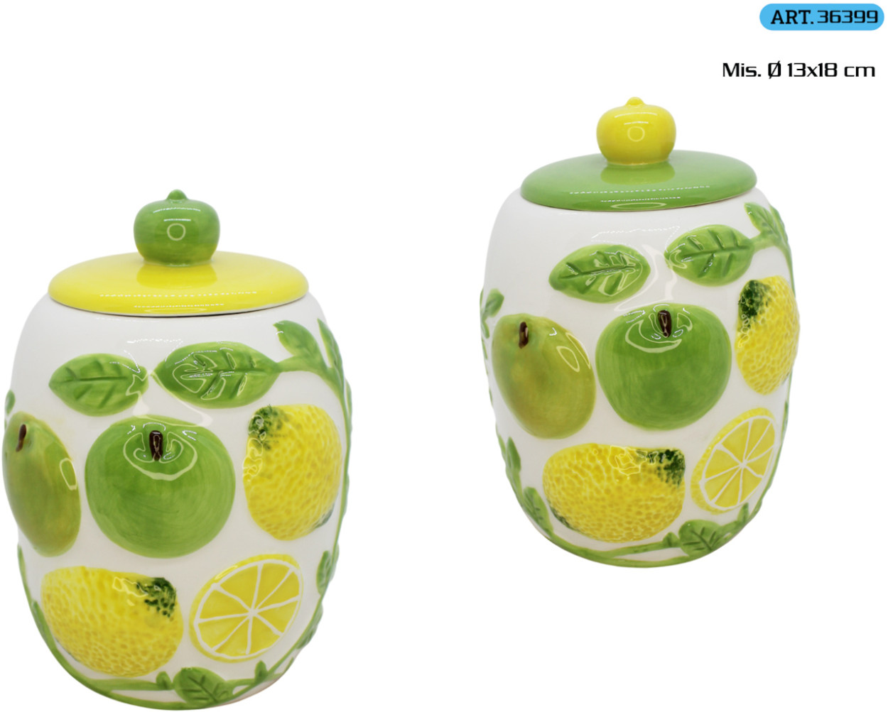 BARATTOLO CERAMICA DEC. FRUTTA 236399 52548