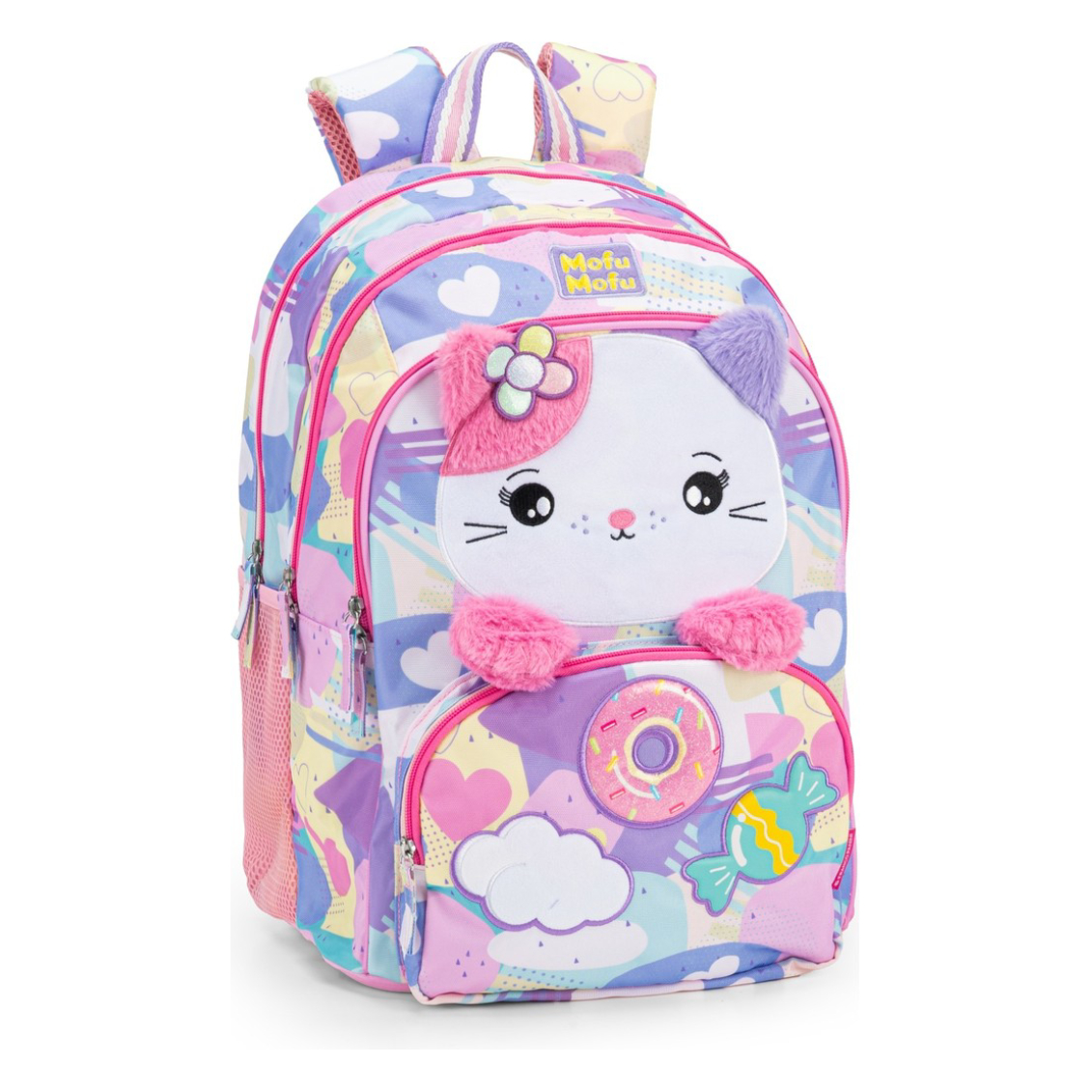 ZAINO SCUOLA ORGANIZZATO GATTO MOFUMOFU 75991GA 41349