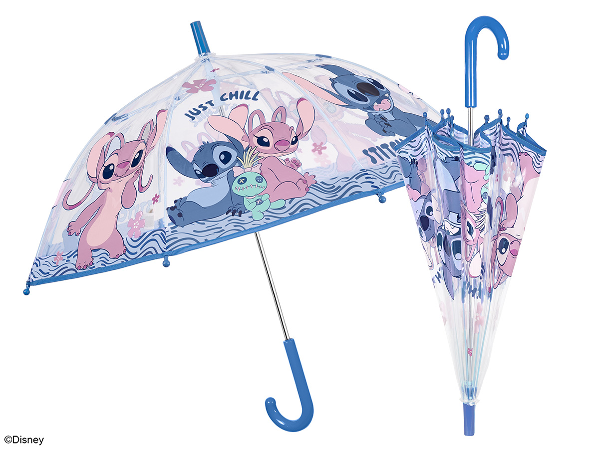OMBRELLO MANUALE 45cm CUPOLA POE STITCH 75428 40035