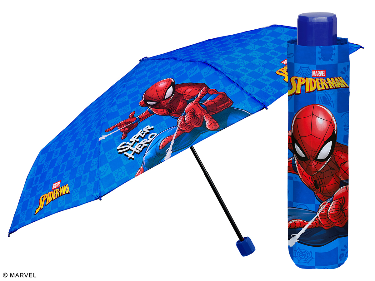 OMBRELLO MINI MANUALE 50cm ANTIVENTO SPIDERMAN 75285 40035