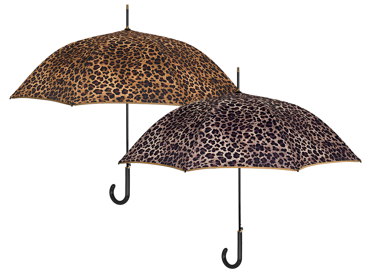 OMBRELLO DONNA AUTOMATICO 61/8 LEOPARDATO PERLETTI 26493 40035