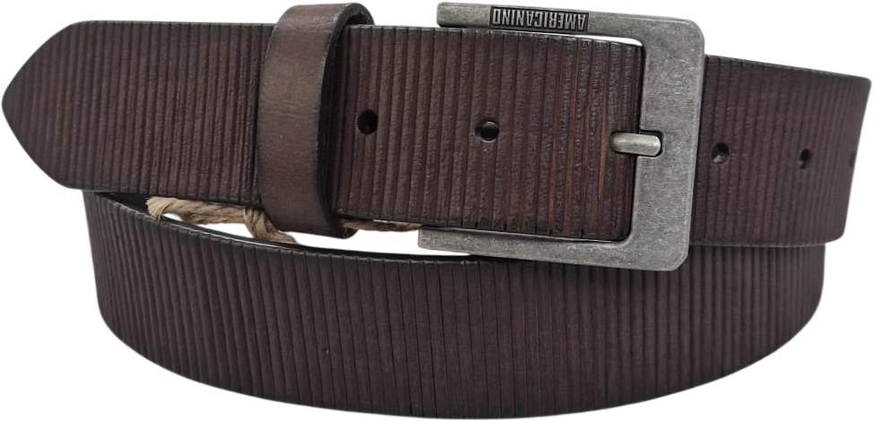 CN0IDK939/40/AME CINTURA UOMO PELLE AMERICANINO TESTA DI MORO 52248