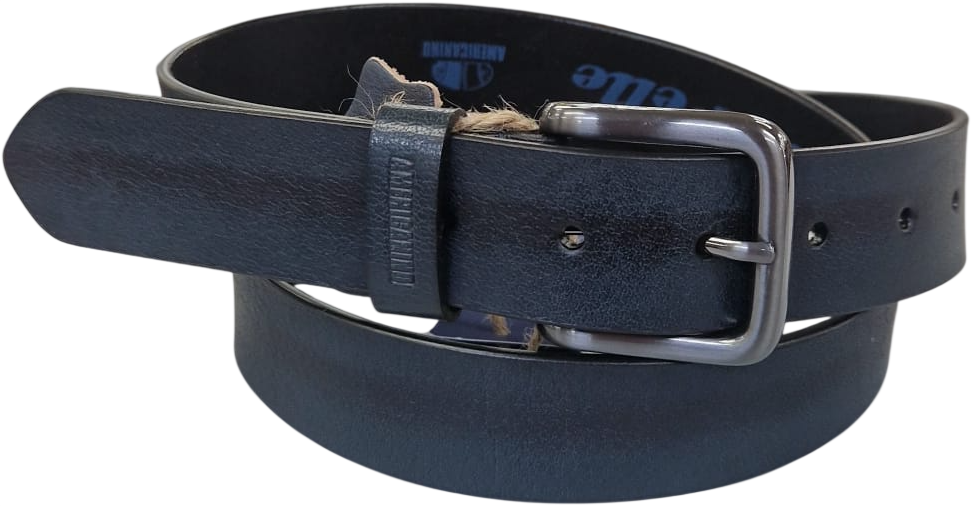 CN0IDK855/35/AME CINTURA UOMO AMERICANINO BLU 52248