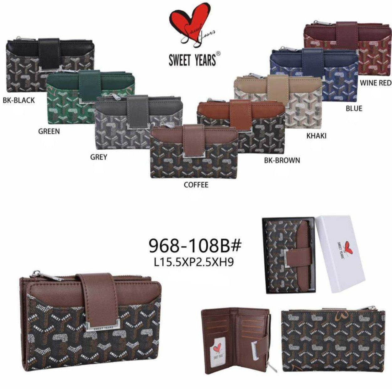 PORTAFOGLIO SWEET YEARS 968-108B 56321