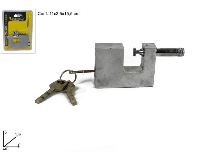 LUCCHETTO CORAZZATO PER SERRANDE 70mm 587621 40842