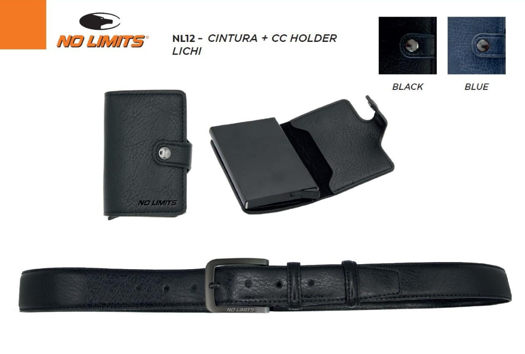 PARURE SET NO LIMITS PORTAFOGLI + CINTURA NL12 41188