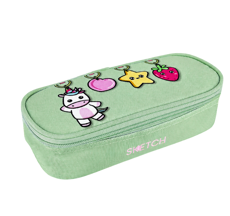 KE904310 SKETCH ASTUCCIO OVALE GIRL VERDE 40720