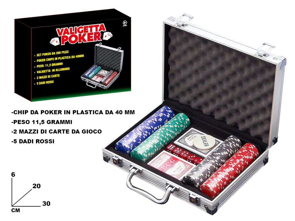VALIGETTA POKER 200pz 192528 41272