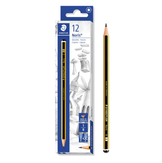 00180160 MATITE STAEDTLER NORIS 120-1 B 12pz 53381