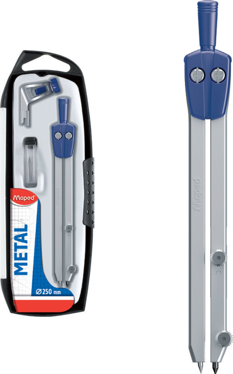 00902727 COMPASSO MAPED METAL 3pz 197512 53381