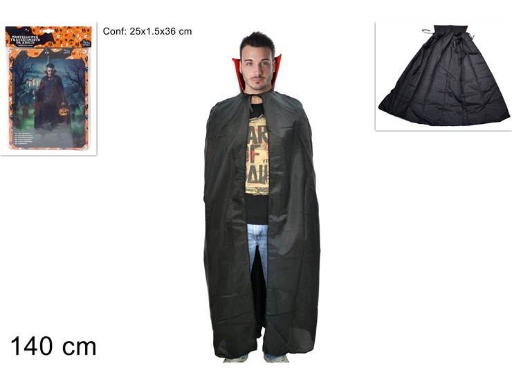 MANTELLO DRACULA ADULTO 140cm 748479 40649