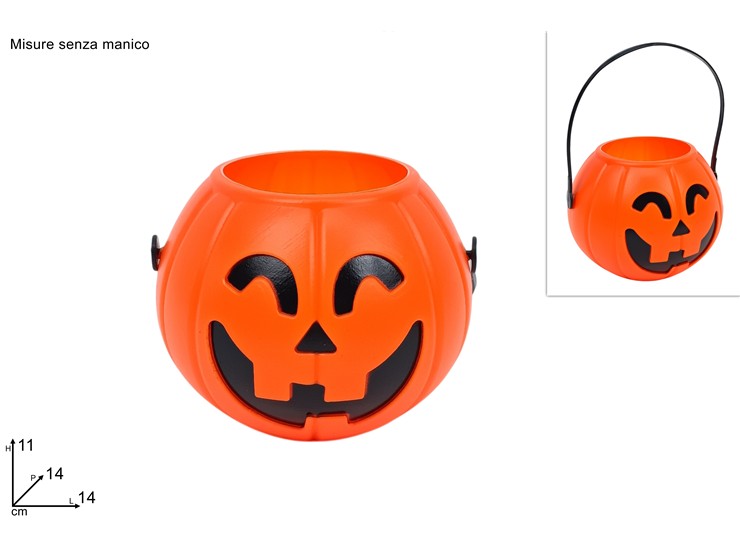 SECCHIELLO ZUCCA PLASTICA 11cm 752896 40649