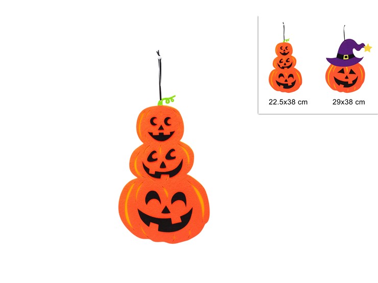 APPENDINO 3 ZUCCHE FELTRO 37cm 237350 40649