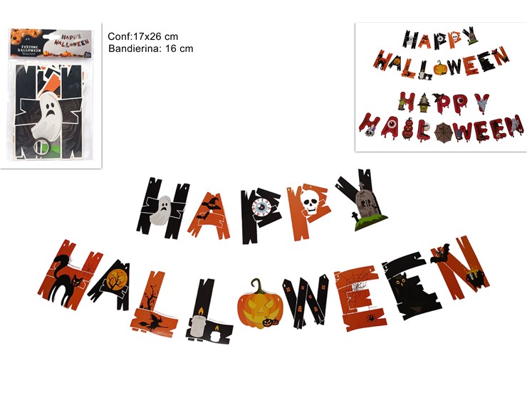 FESTONE CON SCRITTA HALLOWEEN 333267 40649