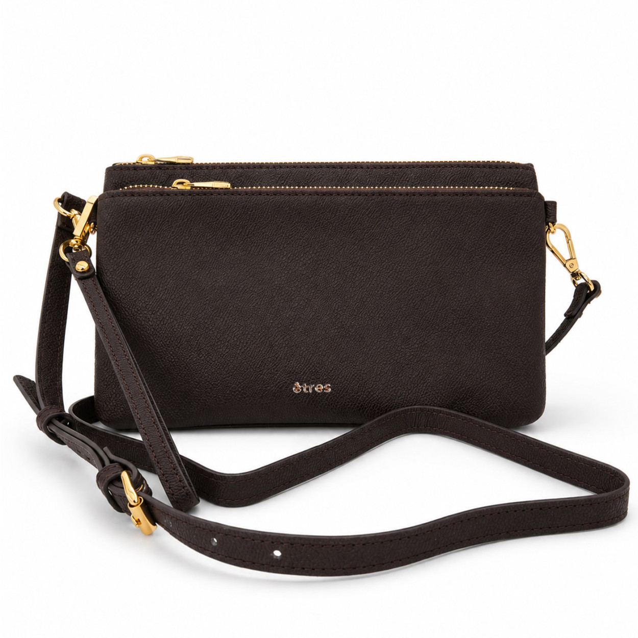 ET-BR002 ETRES BORSA DONNA HANDBAG BROWN CON RFID E TAG NON INCLUSO 41464