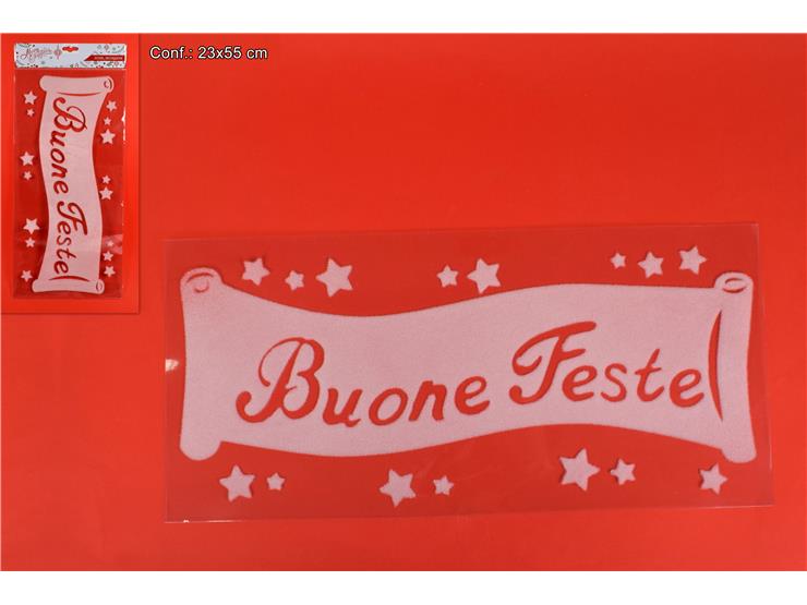 STICKER ADESIVO BUONE FESTA 980855 40649