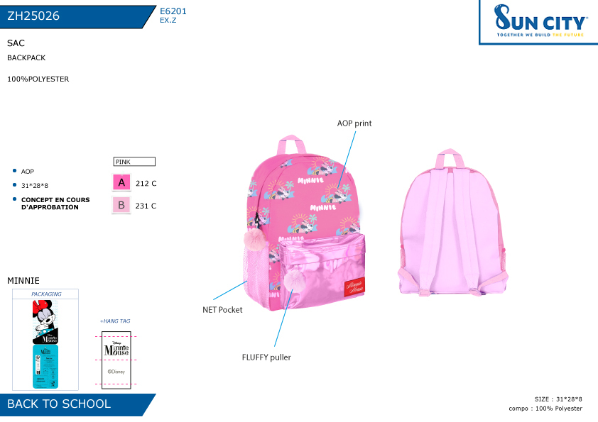ZH25026 BACKPACK F 40892